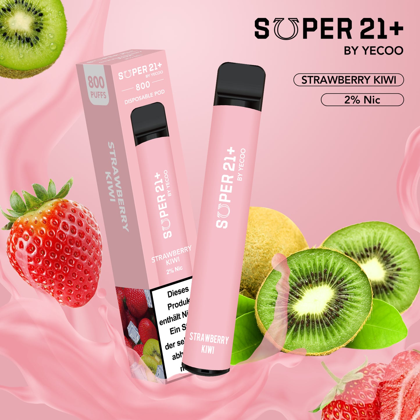 Strawberry Kiwi (2%) 800 – Super21+